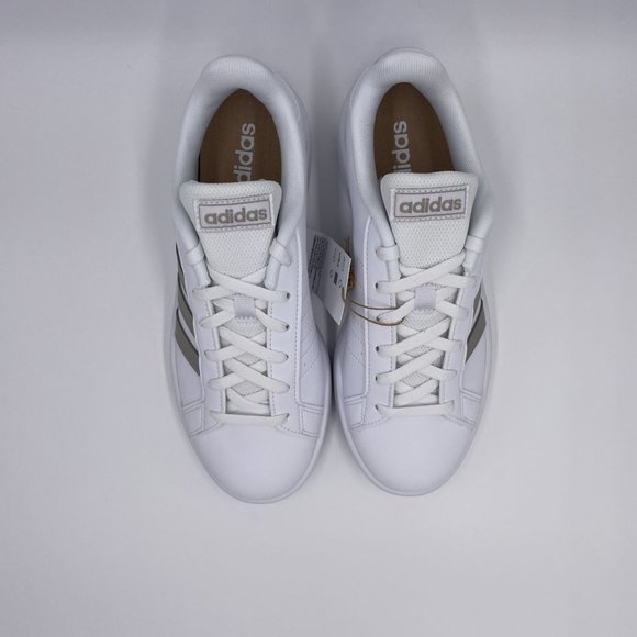 adidas Grand Court Base White Womens Shoes - Picture 5 of 8